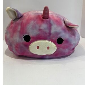 Squishmallows Unicorn Pig Plush Purple Pink Tie Dye 2019‎ Collectible Pillow Pet